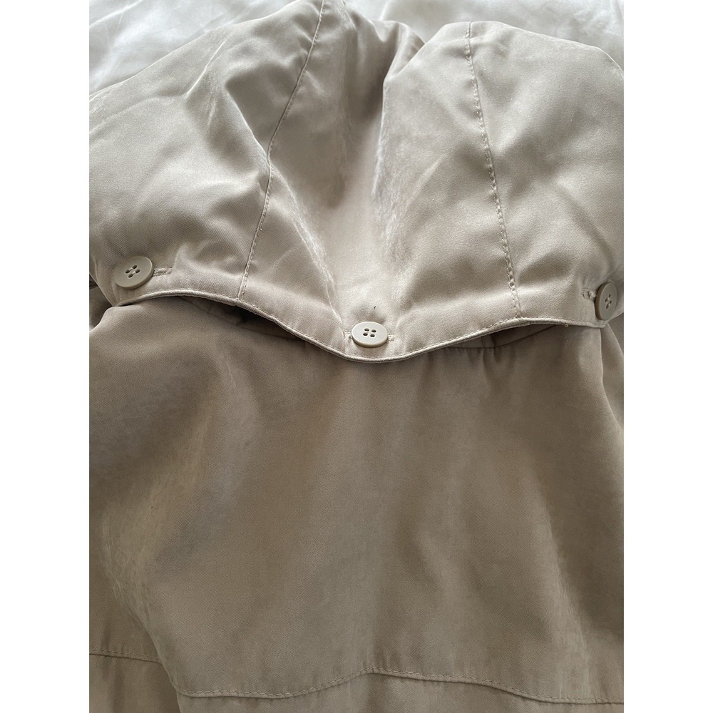 London Fog Women's Winter Coat Removable Hood Size Large Zip Snap Closure Soft - Picture 12 of 12